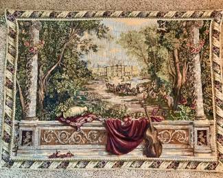 Tapestry with rod