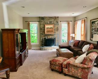 BROWN SOFA NOT PART OF SALE