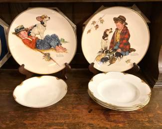 Norman Rockwell collector plates