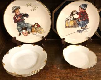 Norman Rockwell collector plates