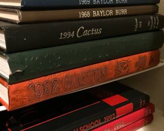 Robert E. Lee, University of Texas, and Baylor yearbooks