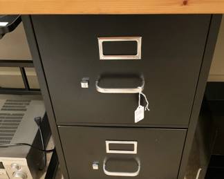 Two drawer file cabinet