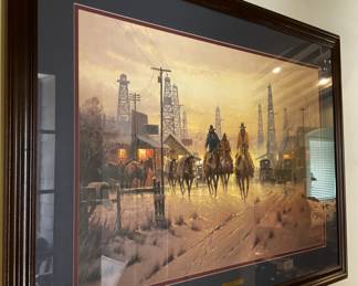 "When Cowboys Don't Change" - signed and numbered -  by G Harvey