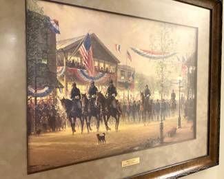 Framed and matted art - "Moment of Glory" by G. Harvey