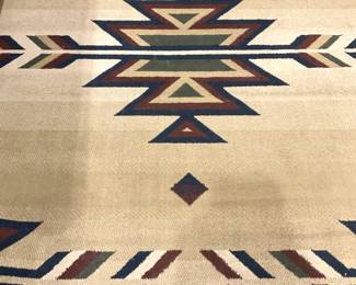 Native American style rug - 5 feet 2 inches x 7 feet 6 inches