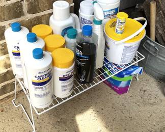 Chemicals for the hot tub