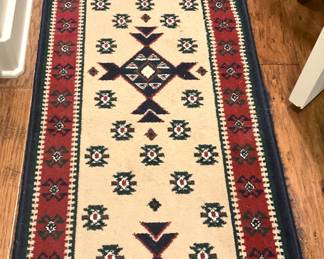 Native American style rug - 2 feet x 8 feet