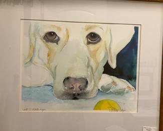 Watercolor - "Lab-I-Adore-You"