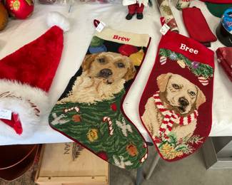 Needlepoint stockings