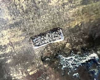 Asian Brass and Enamel Trinket Box with Floral/Bird Design