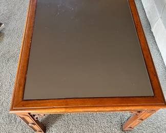French Style Coffee Table with Mirrored Top