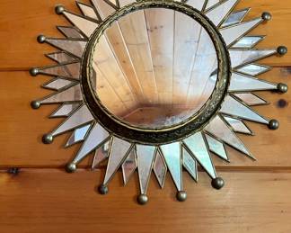 Sunburst Design Mirror