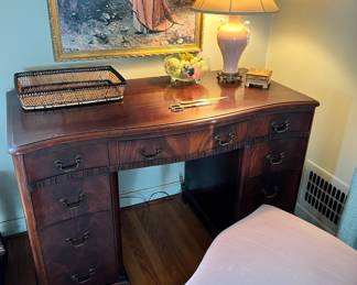 Burlwood Writing Desk
