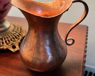 Hammered Copper Pitcher