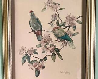 Print of Doves by Cecil Golding