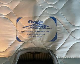 Mid Century Sleepaire Floral Design Pullout Bed Love Seat