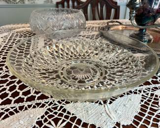 Crystal Hobnail Bowl