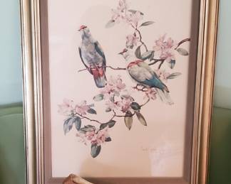 Print of Doves by Cecil Golding, 