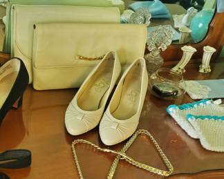 Selby White Kitten Heels