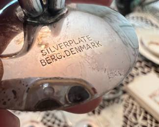 2 Silverplate Candelabra Candle Holders - Made in Denmark