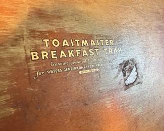 Wooden Toastmaster Breakfast Tray