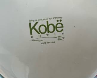 Set of 3 Kobe Enamel Nesting Bowl with Floral Design