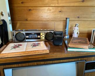  Panasonic Ambience F4 Radio Cassette Player BoomBox, Radio Shack Portable Radio - 12-454