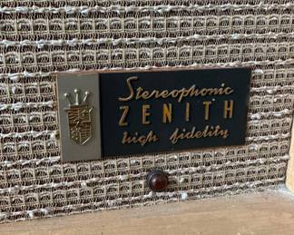 Mid Century Zenith Stereophonic Cabinet