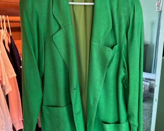Bright Green Blazer - Size 10