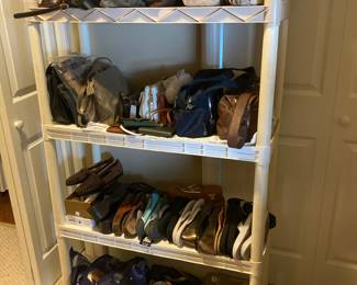 Shoes 6-1/2 to 7-1/2. Nice purses