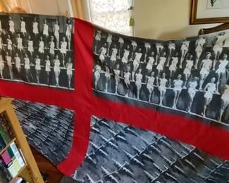 Dominique Blain, Stars and Stripes, 1985 Banff’s art center and private collections