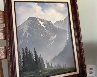 Mountain Scape Oil Painting
