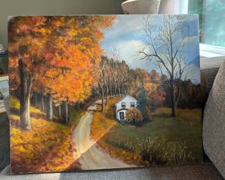 Fall Landscape Oil Painting by Gerri