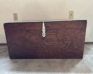 Wood Storage Chest
