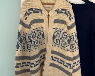 Pendelton 100% Wool Zip Up Jacket - Size L