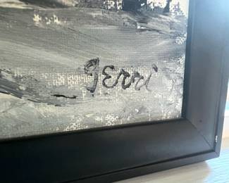 Tree/Landscape Silhouette Painting by Gerri