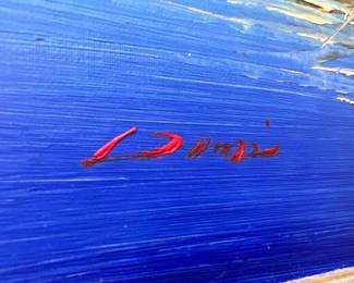 Seascape/Sailboat Oil Painting 