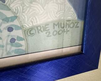 Framed Print "Bear in Town" by Rie Munoz