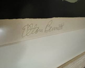 Silk Screen Print "Whisper of the Wind" by Elton Bennet