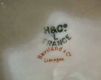Haviland France Limoges Serving Plate and Bowl
