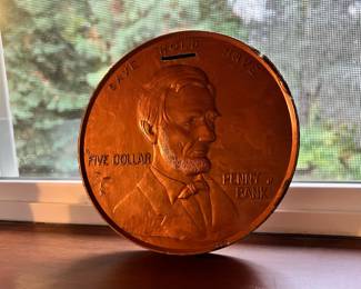 Five Dollar Penny Bank