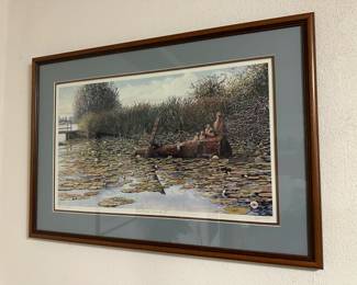 Numbered and Signed Print of "Mallard Family II"  by Ed Newbold
