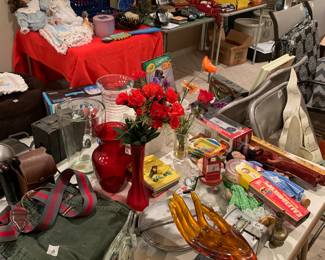 World War items, vintage toys, rock and roll, so much more. Quite an interesting variety.