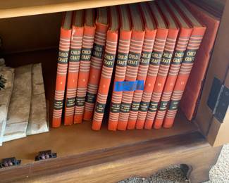 13 volumes of Childcraft books. Vintage.