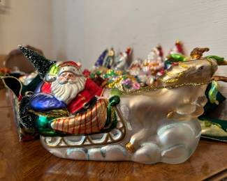 Large free standing blown glass ornament/figure