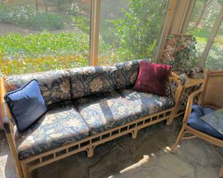 Bamboo indoor patio set 