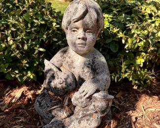 Cement garden decor