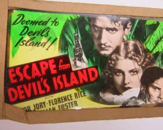 Many glass colored slides, Movie posters