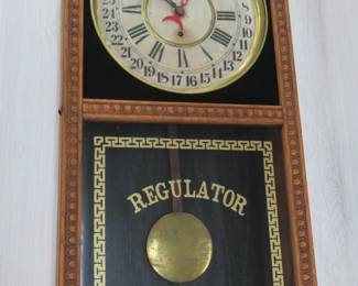 Regulator calendar clock, Gilbert
