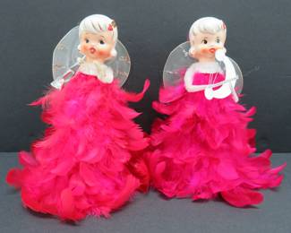 Feather Holt Howard Angels and Many Christmas items